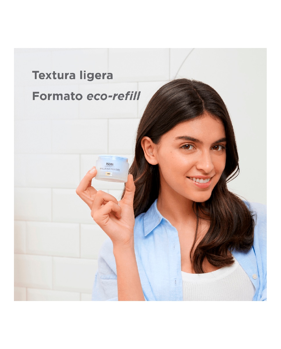 Crema Facial Hyaluronic Moisture Piel Normal a Seca 50 g Isdinceutics - 50 ml 4