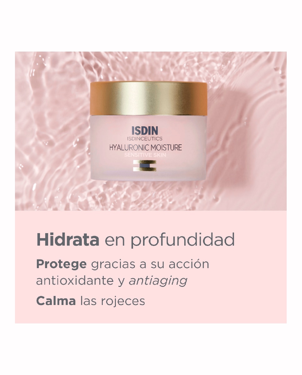 Crema Facial Hyaluronic Moisture Sensitive 50 g Isdinceutics - 50 ml 2