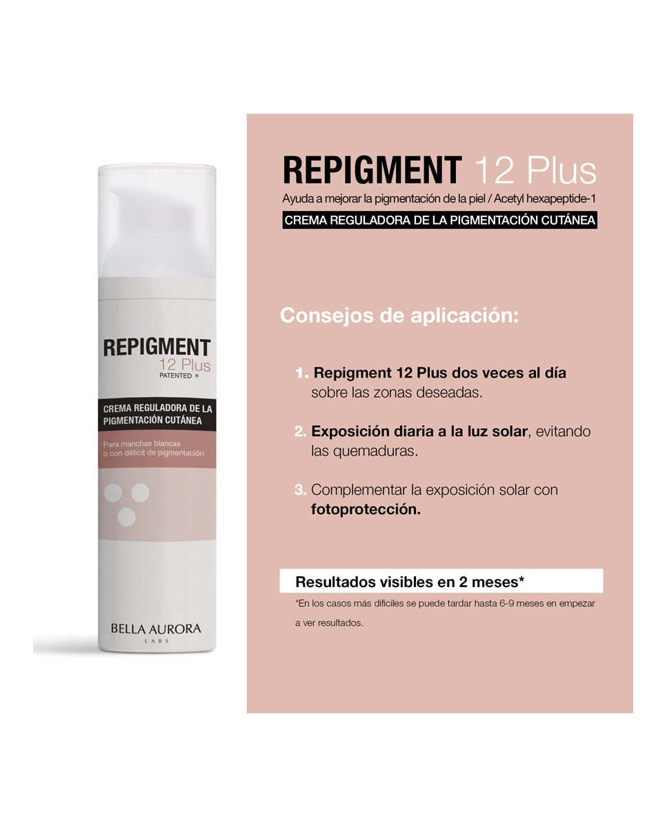 Crema Repigmentante Repigment12 Plus Bella Aurora 4