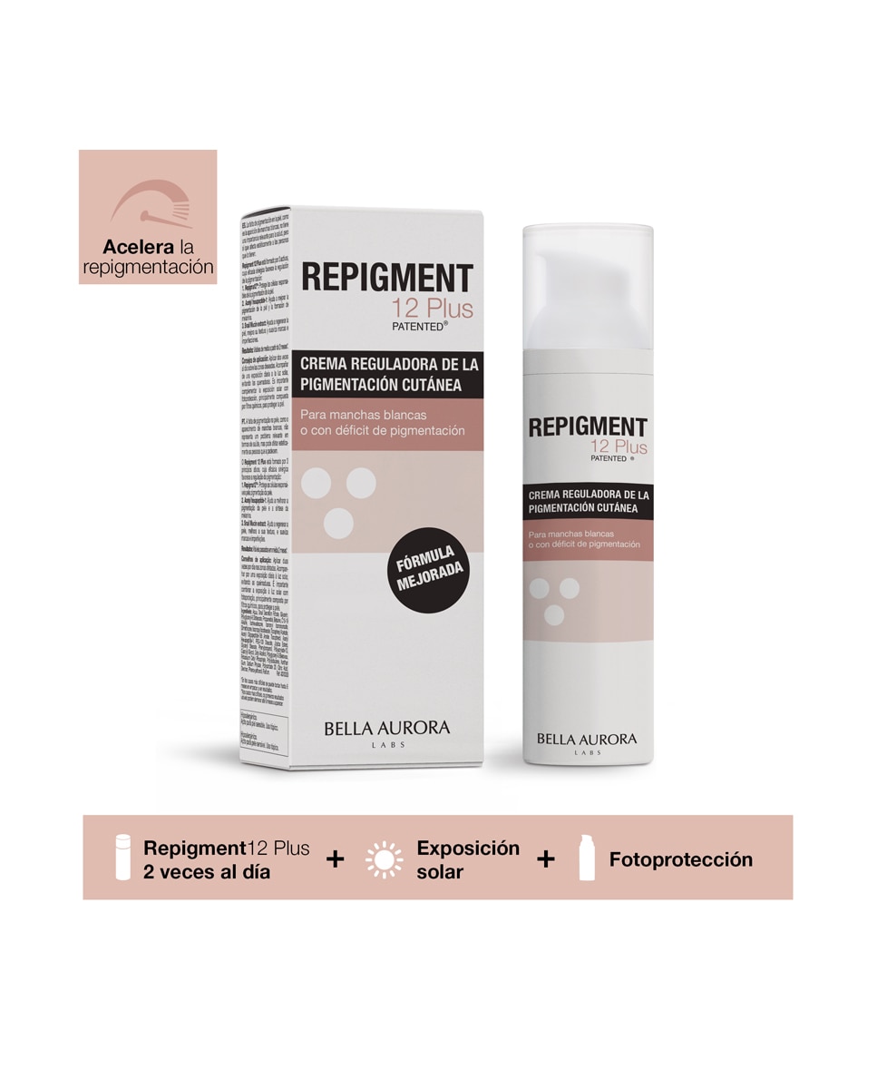 Crema Repigmentante Repigment12 Plus Bella Aurora 7