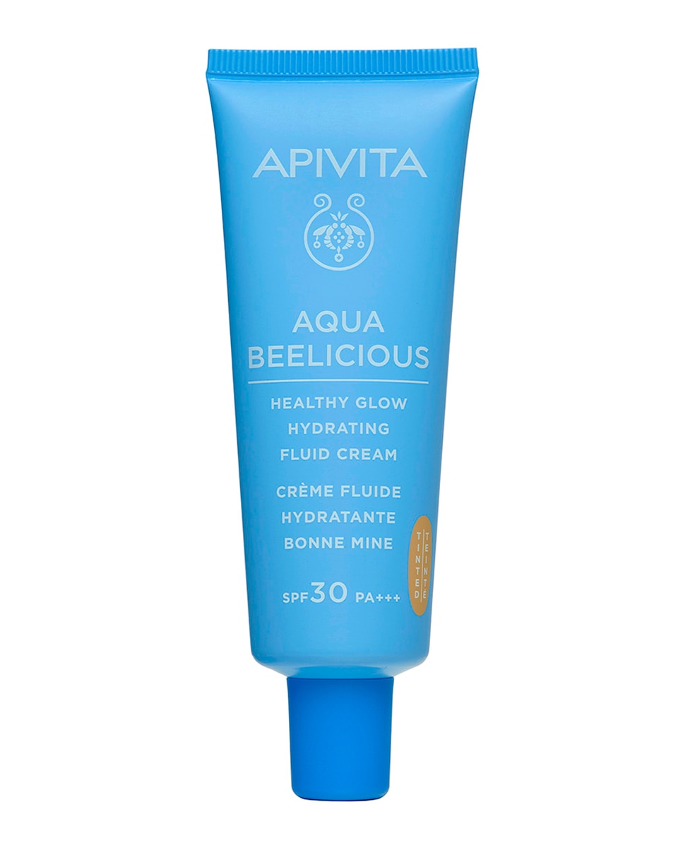 Crema iluminadora hidratante con color Aqua Beelicious Healthy Glow SPF30 Apivita - 40 ml 1