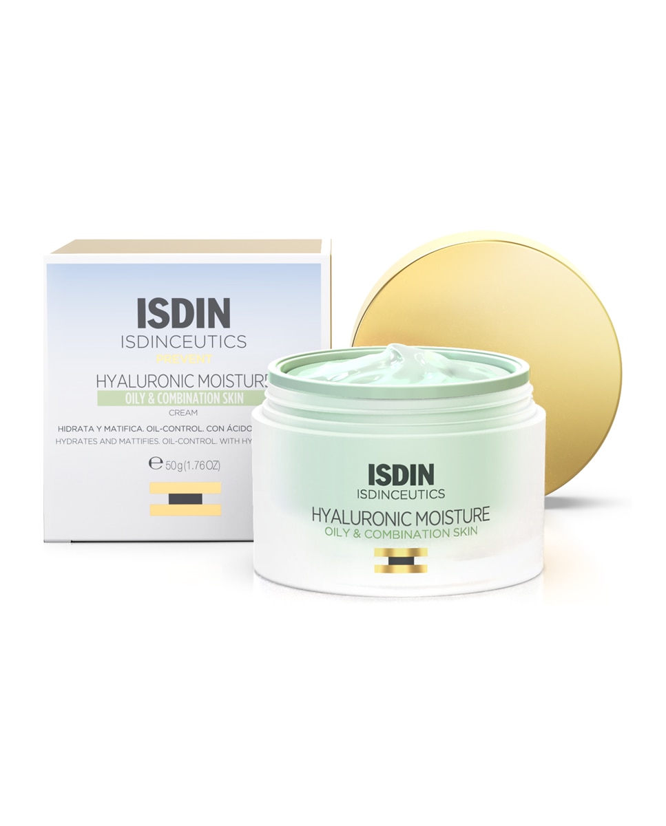 Crema Facial Hidratante Hyaluronic Moisture Oily and Combination Skin Isdinceutics - 50 g 2
