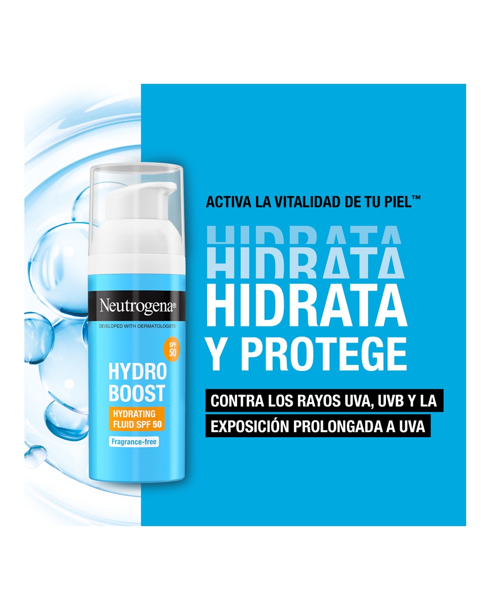 Hydro Boost Fluido Hidratante SPF 50 Neutrogena - 50 ml 3