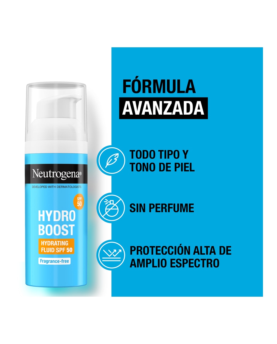 Hydro Boost Fluido Hidratante SPF 50 Neutrogena - 50 ml 8