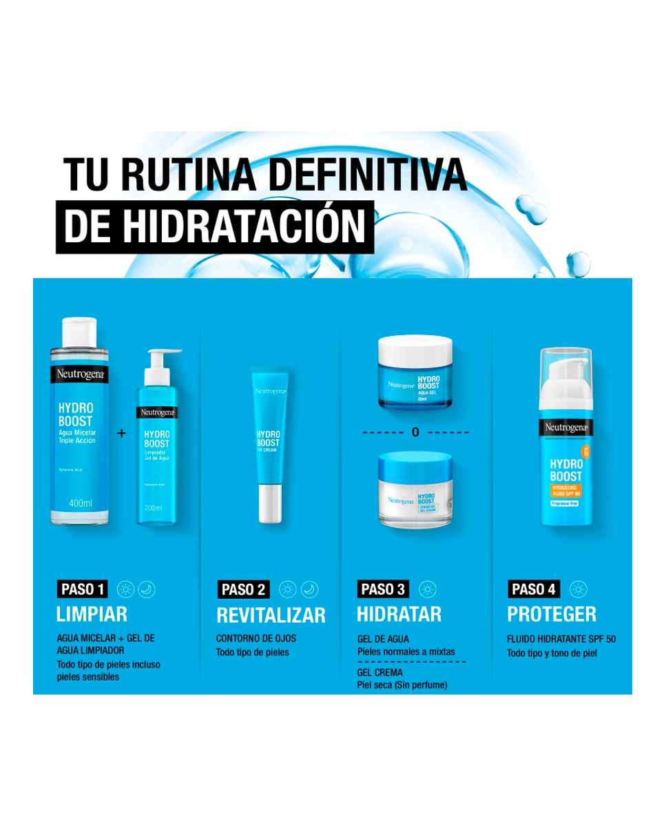 Hydro Boost Fluido Hidratante SPF 50 Neutrogena - 50 ml 10