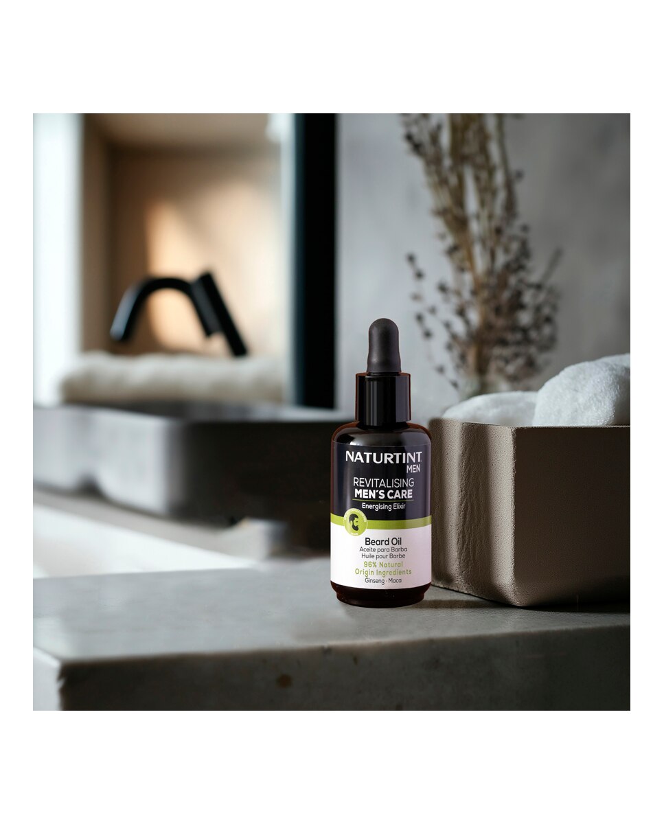 Aceite Barba Nutritivo Energizante Naturtint Men - 50 ml 7