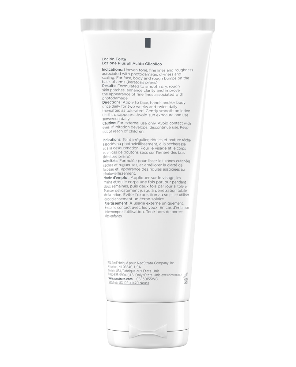 Imagen 2 de Crema Hidratante Corporal y Facial Resurface Loción Plus 200 ml Neostrata - 200 ml