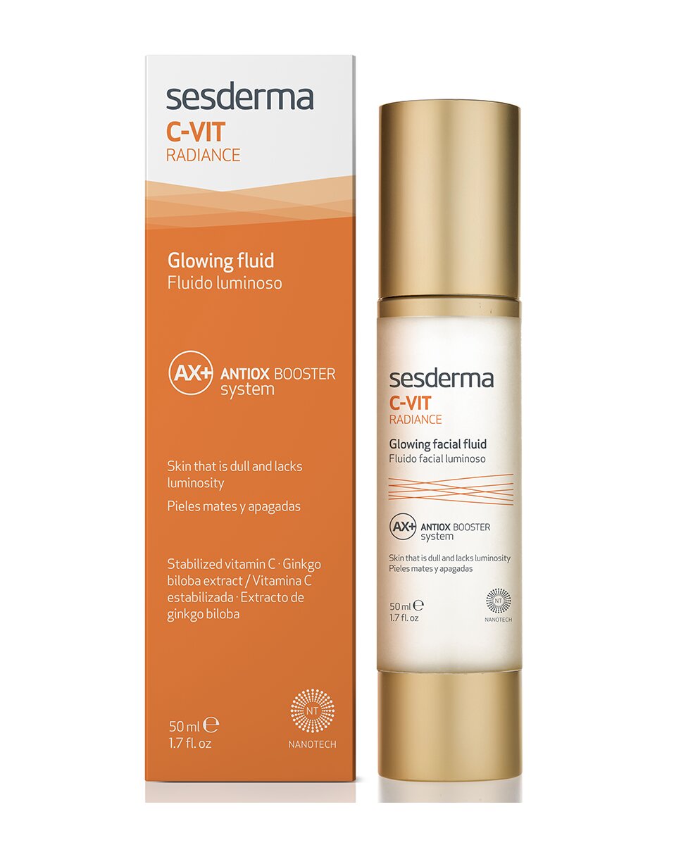 Fluido Luminoso Facial C-VIT Radiance Sesderma - 50 ml 2