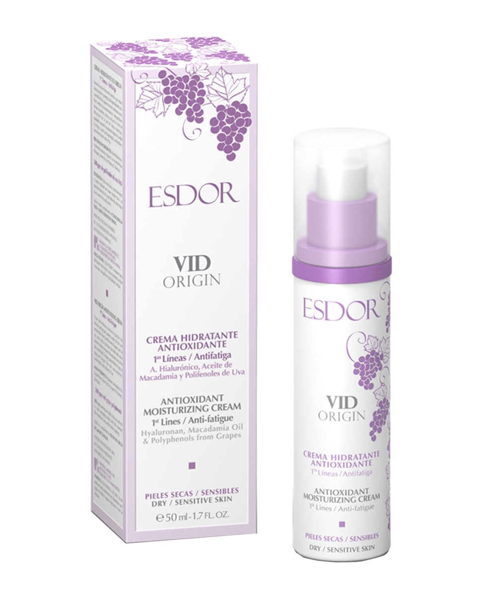 Imagen 2 de Crema Hidratante Antioxidante Vid Origin 50 ml Esdor - 50 ml