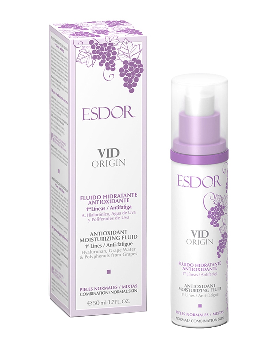 Imagen 2 de Fluido Hidratante Antioxidante Vid Origin 50 ml Esdor - 50 ml
