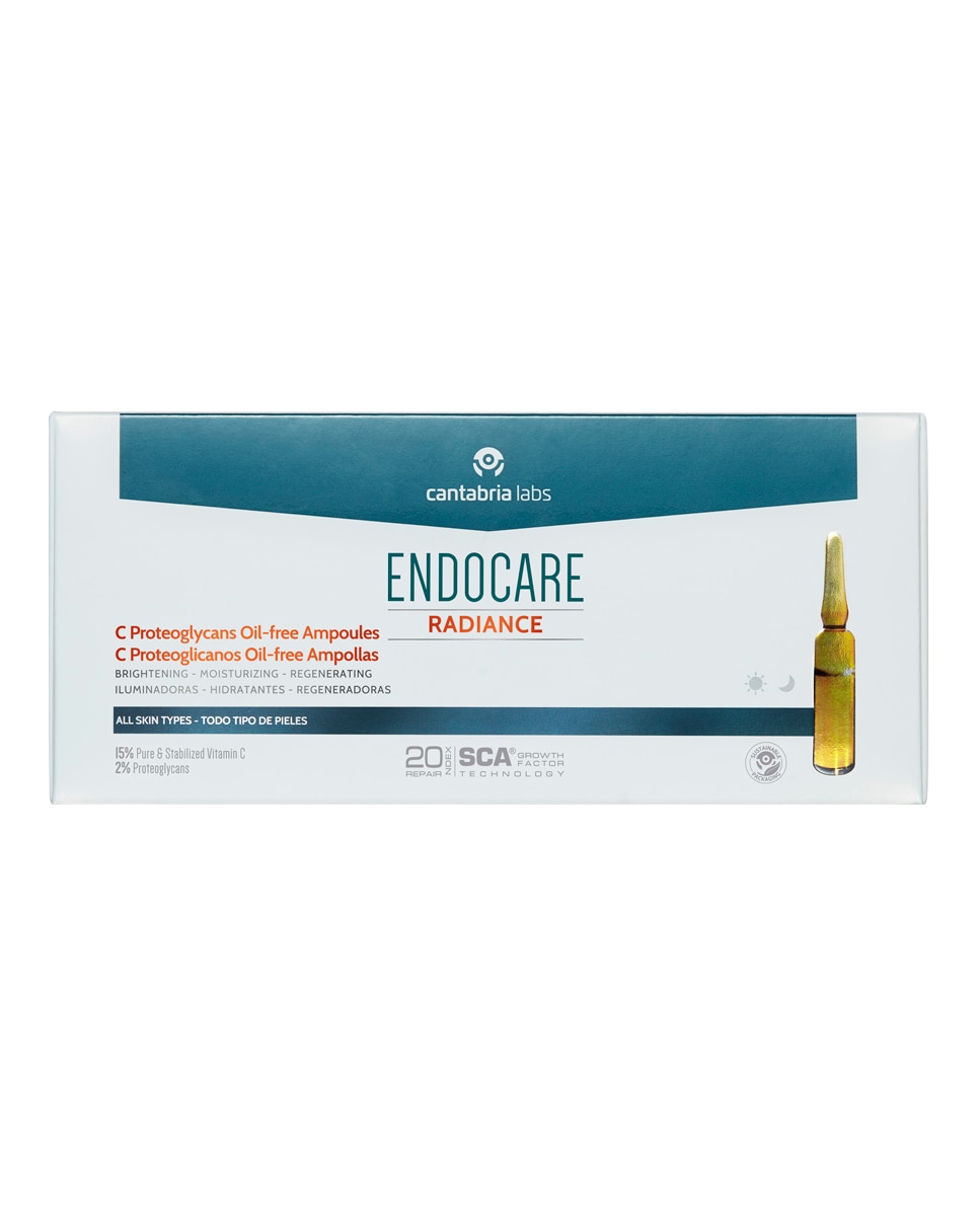 30 Ampollas Intensivas  Proteoglic Oil Free Endocare 2
