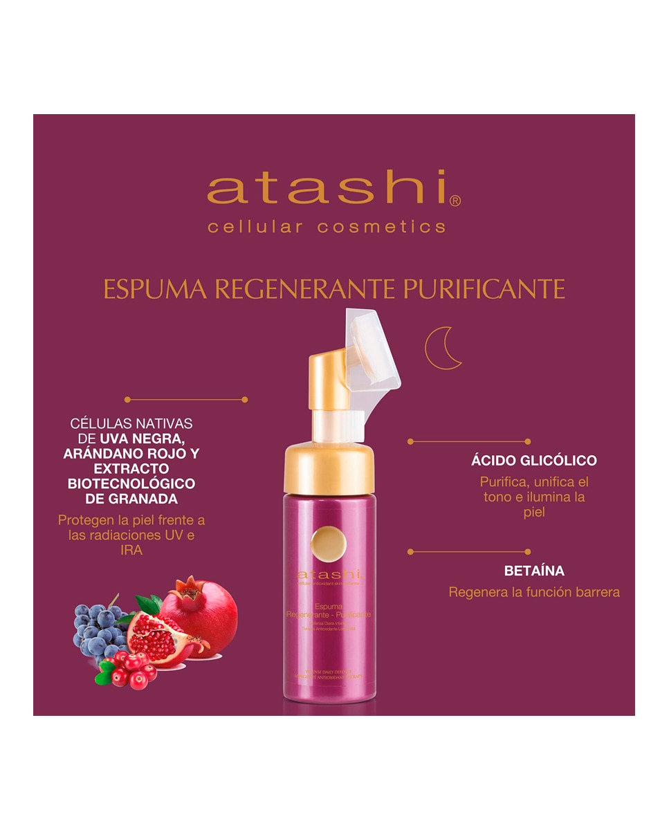 Espuma Limpiadora Antioxidante Longetive Purificante Ácigo Glicólico 150 ml Atashi - 150 ml 3