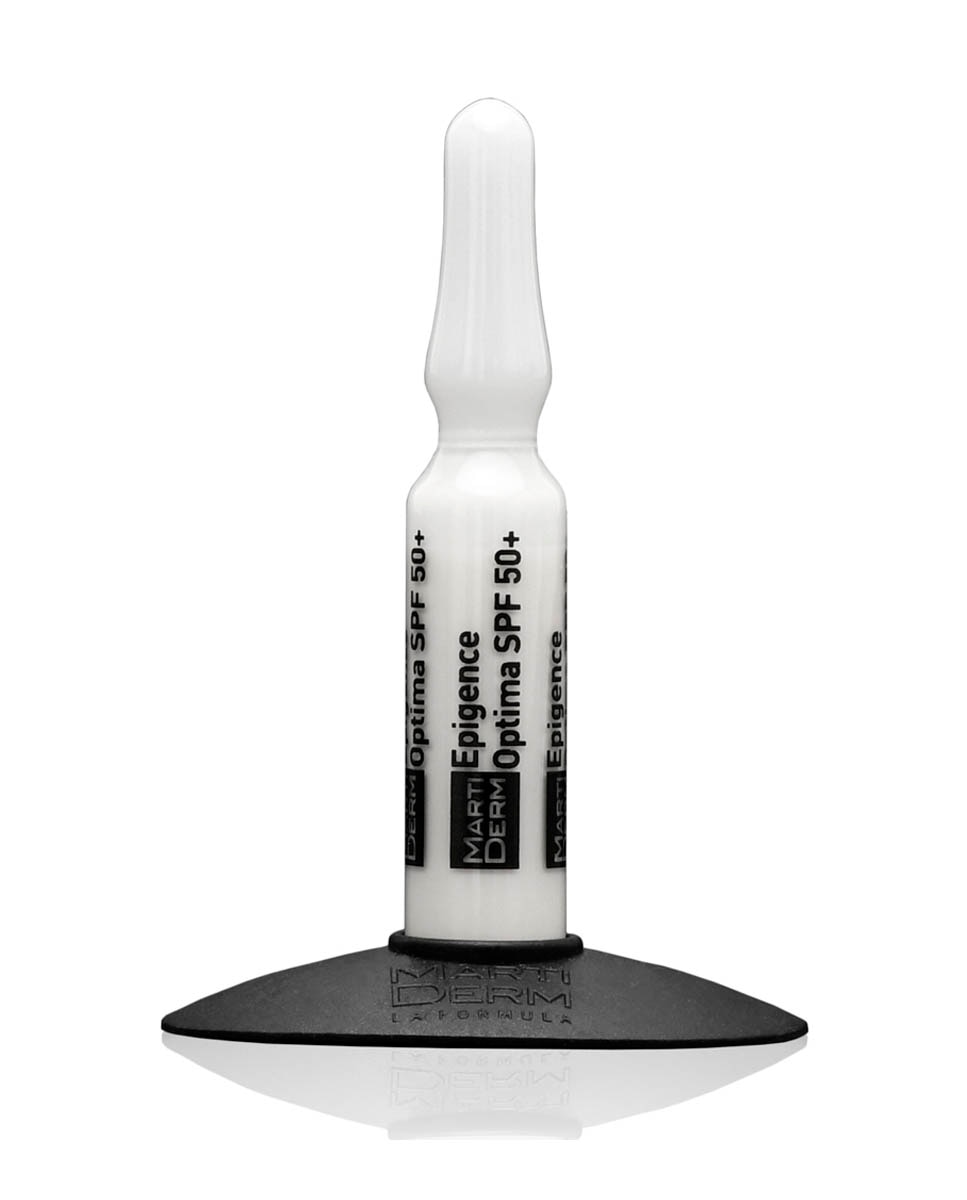 30 Ampollas Antiedad Epigence Optima SPF 50+ Black Diamond MartiDerm 2
