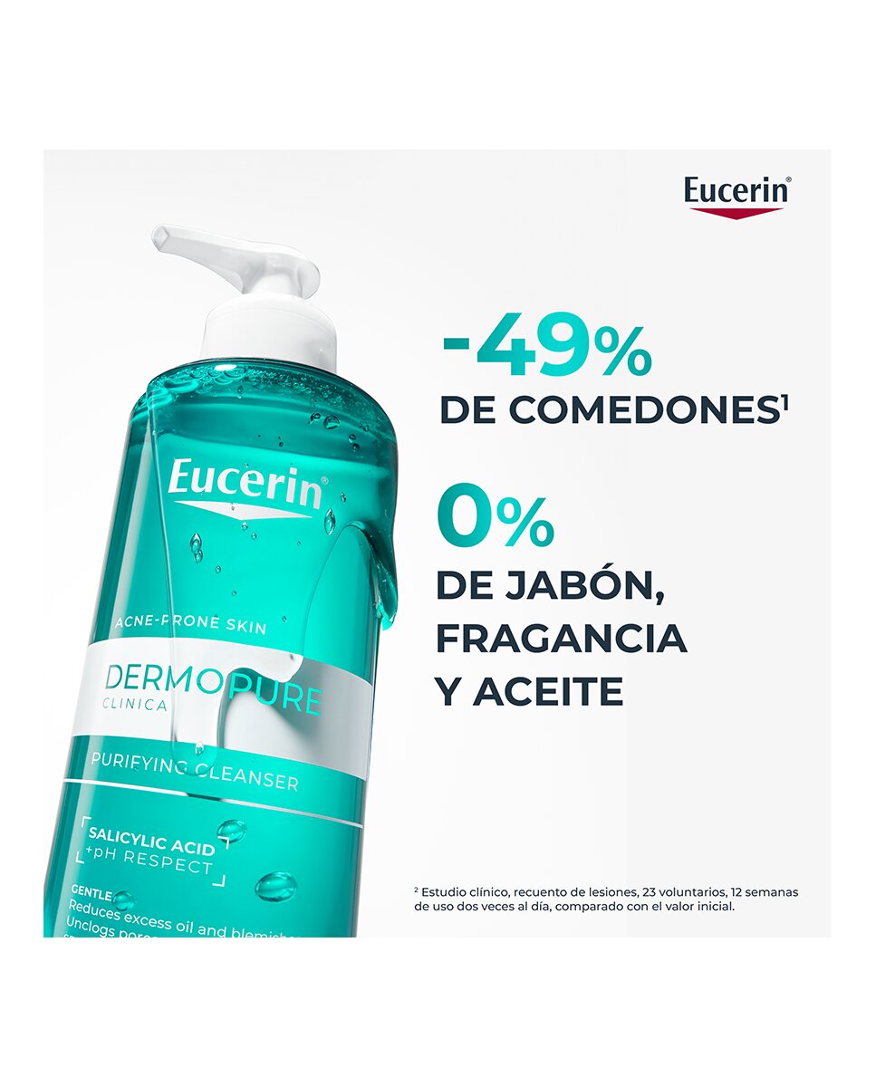 Dermopure Oil Control Gel Limpiador Eucerin® - 400 ml 3