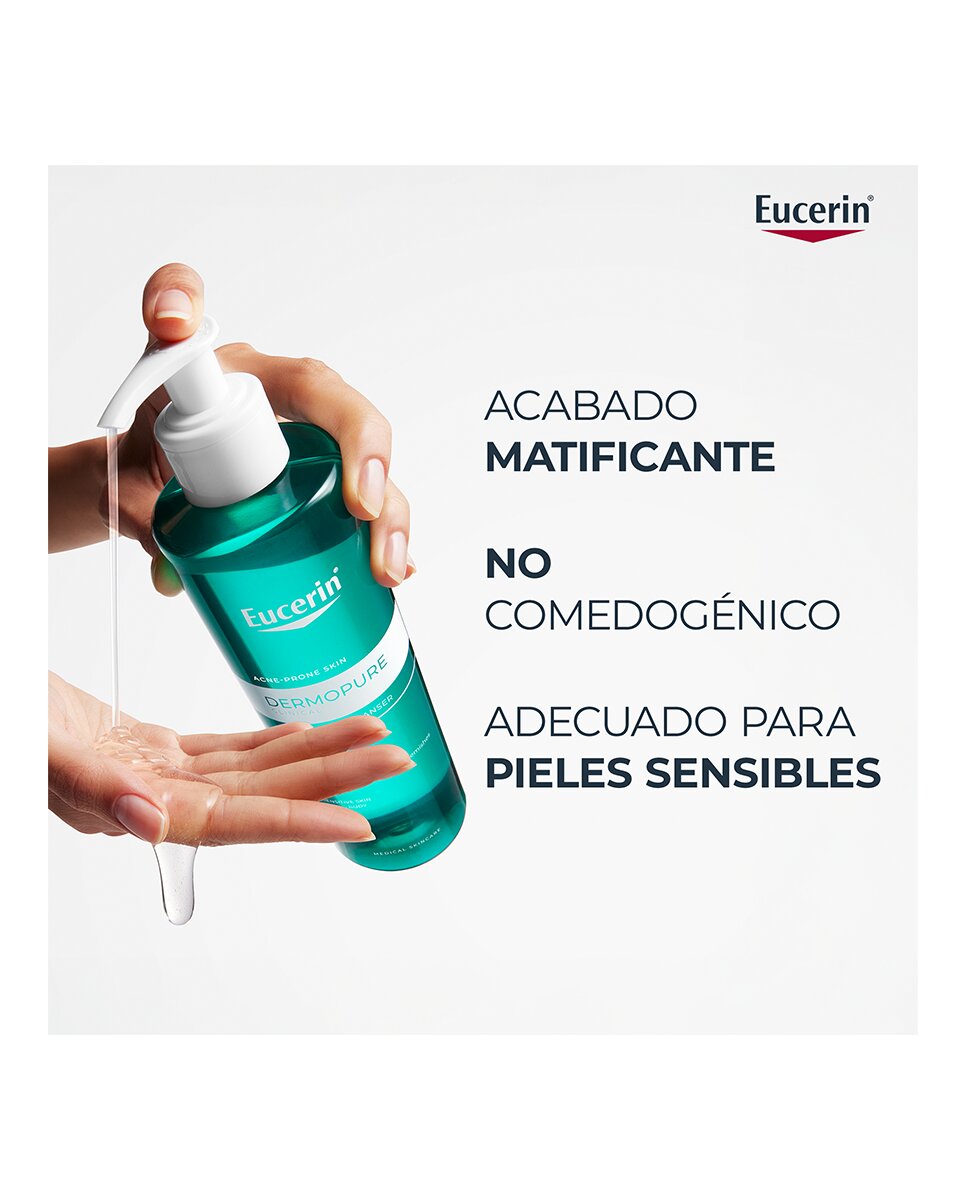Dermopure Oil Control Gel Limpiador Eucerin® - 400 ml 8