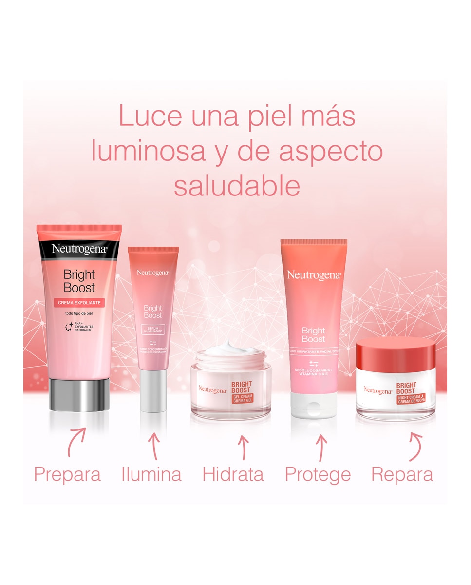 Crema Gel Bright Boost Hidratante Facial con Neoglucosamina 50 ml Neutrogena - 50 ml 8