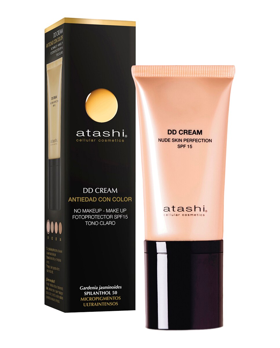DD Cream Nude Skin Perfection SPF15 Atashi - Claro 50 ml Claro-3