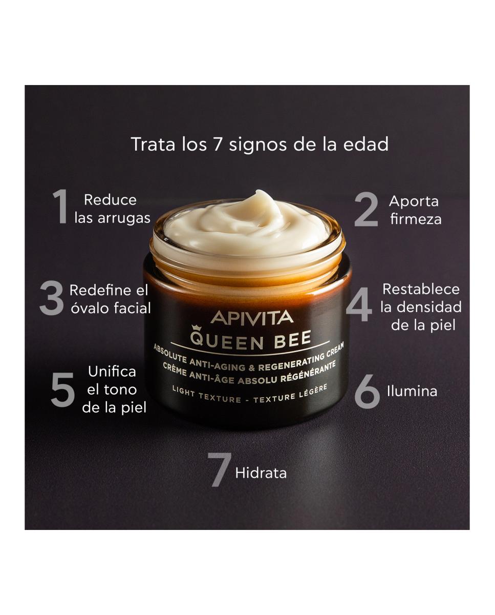Crema Re Generadora Antiedad Absoluto Textura Li Gera Queen Bee 50 Ml Apivita - 50 ml 3
