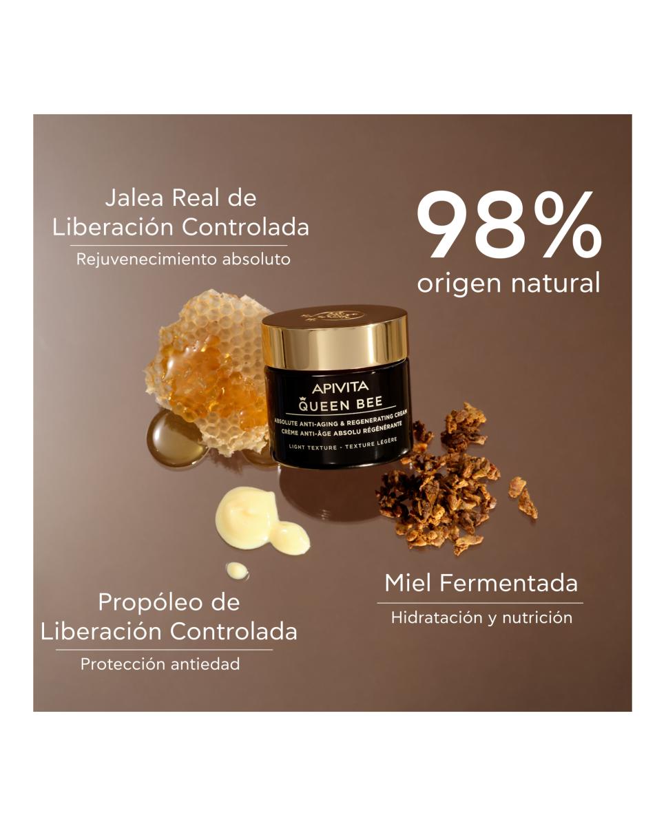 Crema Re Generadora Antiedad Absoluto Textura Li Gera Queen Bee 50 Ml Apivita - 50 ml 4