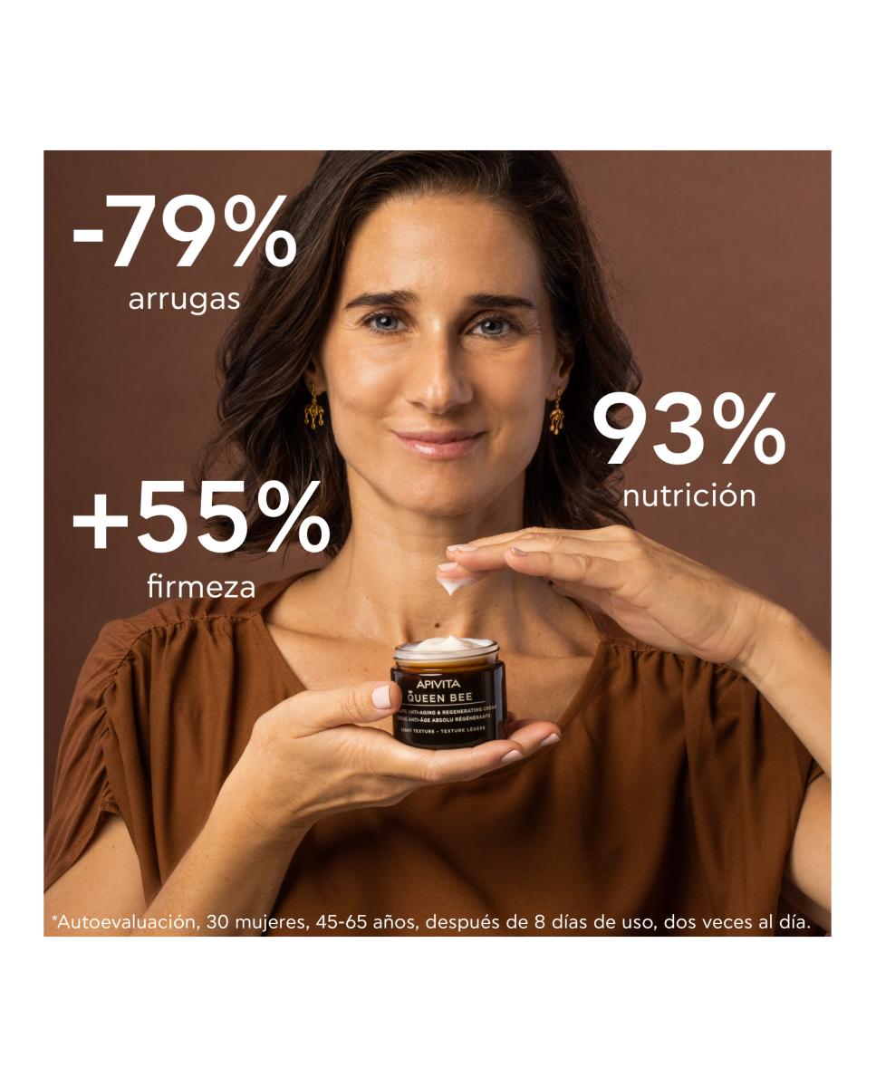 Crema Re Generadora Antiedad Absoluto Textura Li Gera Queen Bee 50 Ml Apivita - 50 ml 5