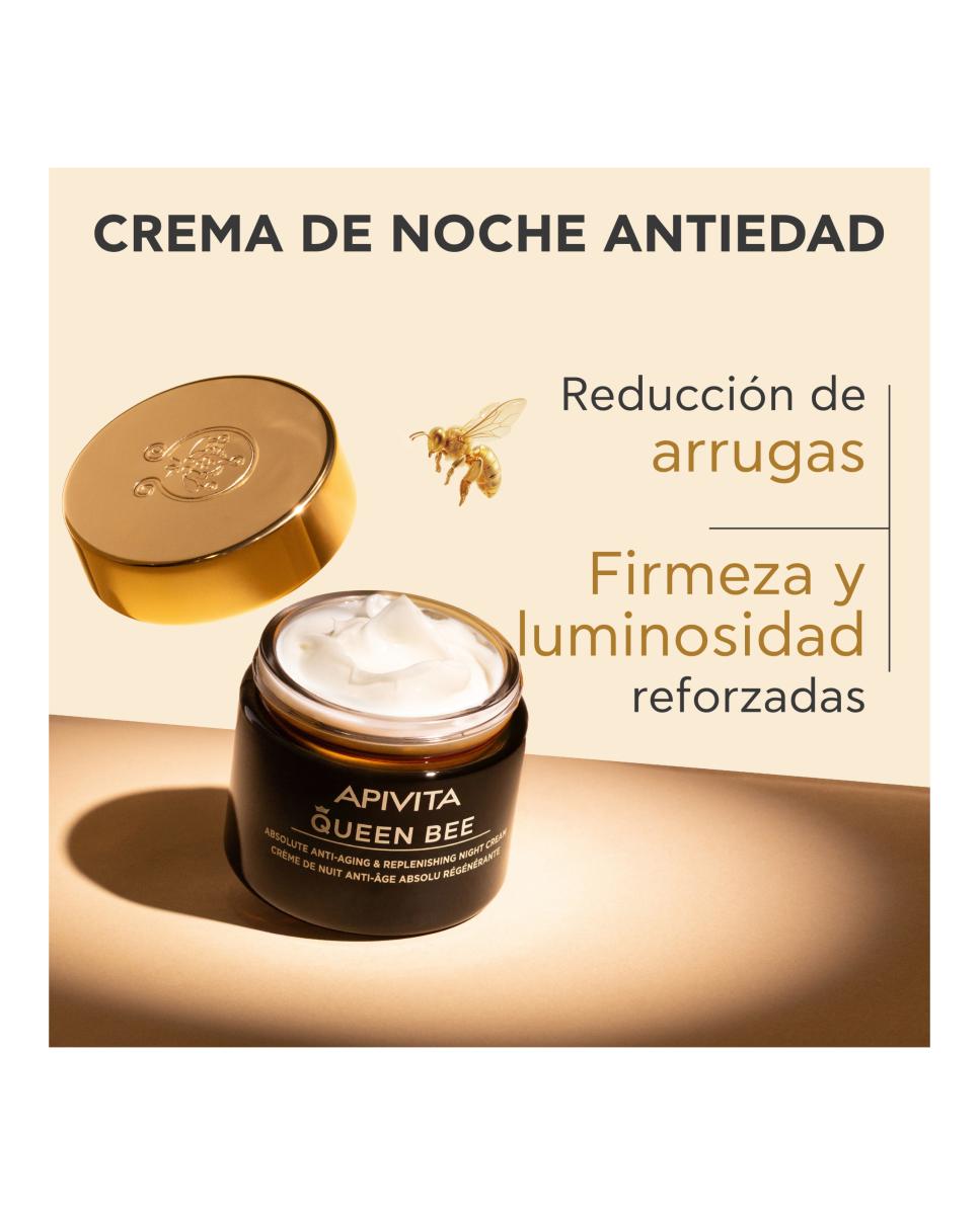 Crema De Noche Reconstituyente Antiedad Absoluto Queen Bee Apivita 2