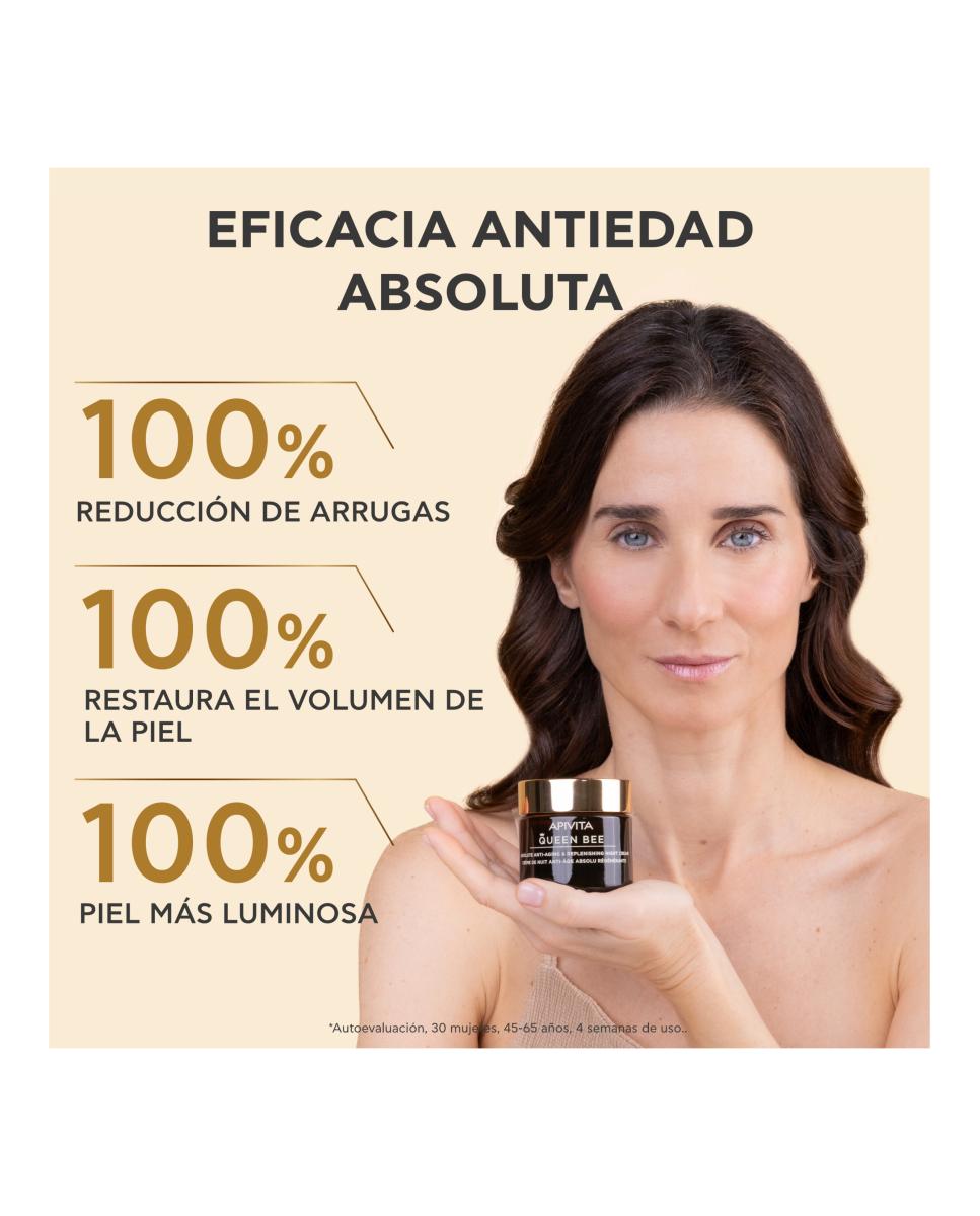 Crema De Noche Reconstituyente Antiedad Absoluto Queen Bee Apivita 3