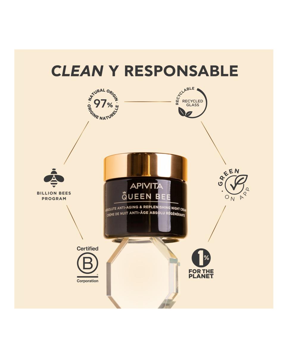 Crema De Noche Reconstituyente Antiedad Absoluto Queen Bee Apivita 7