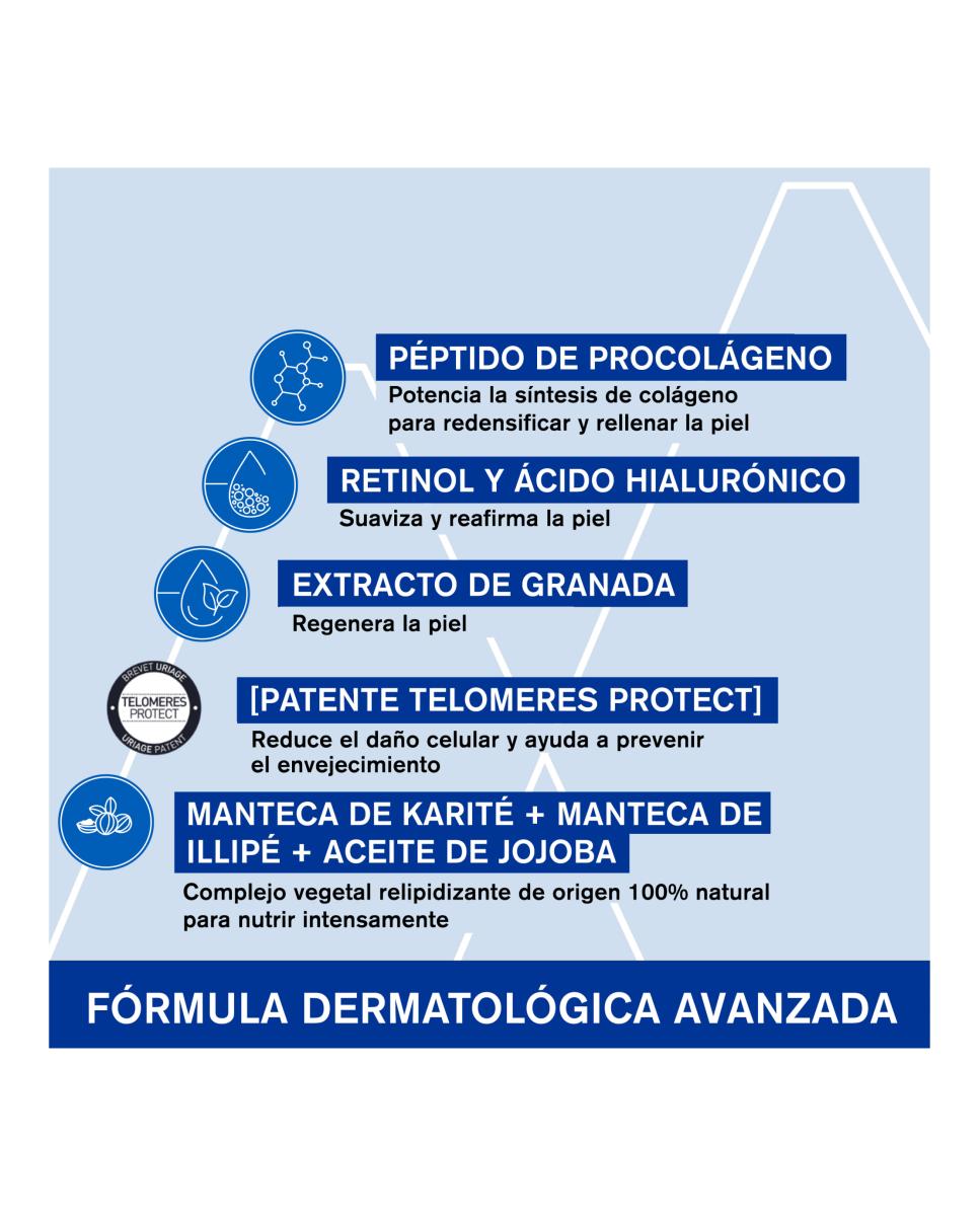 Crema de Noche Redensificante Age Absolu Uriage - 50 ml 7