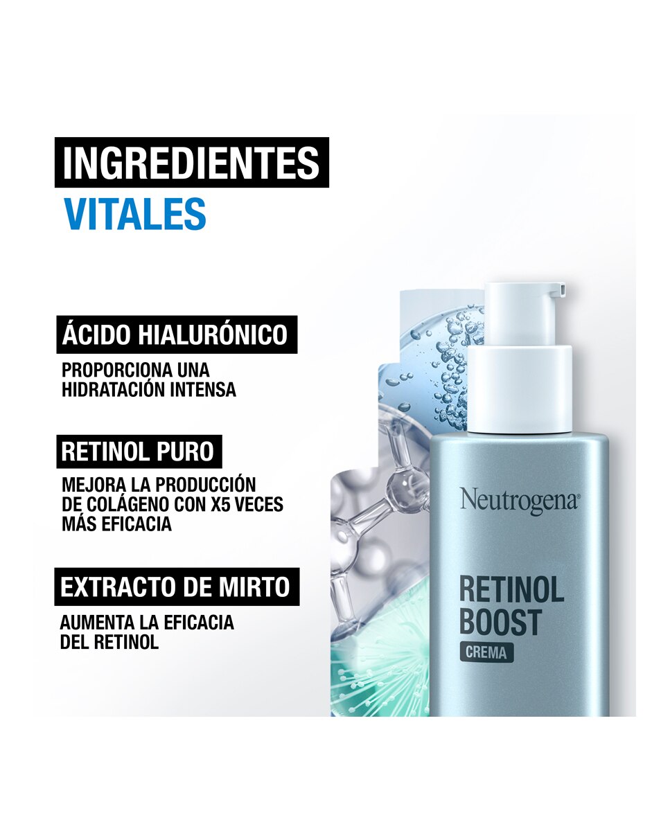 Crema Antiedad Hidratante y Reafirmante Neutrogena Retinol Boost Neutrogena - 50 ml 5
