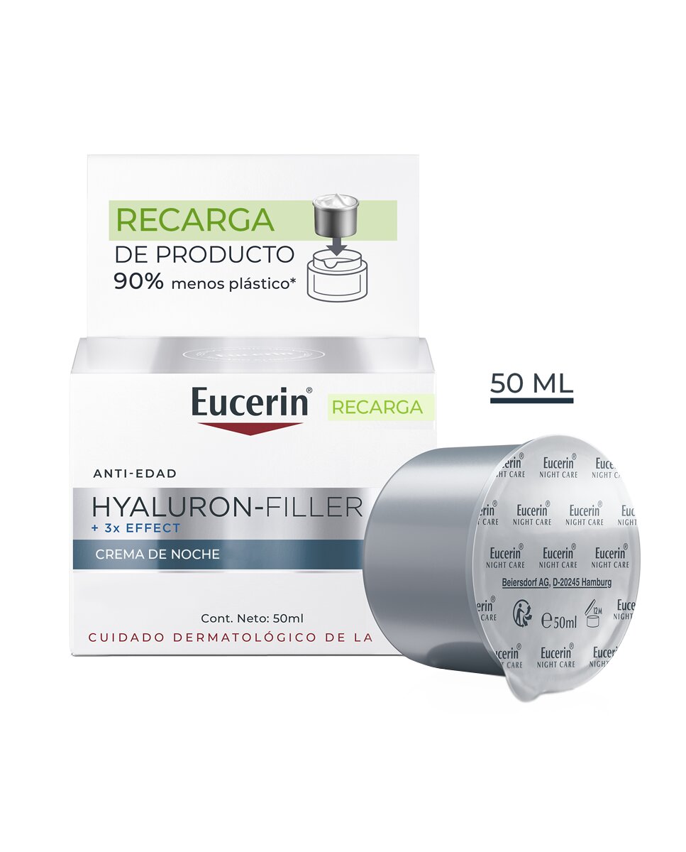 Imagen 1 de Recarga Crema de Noche Hyaluron Filler Eucerin