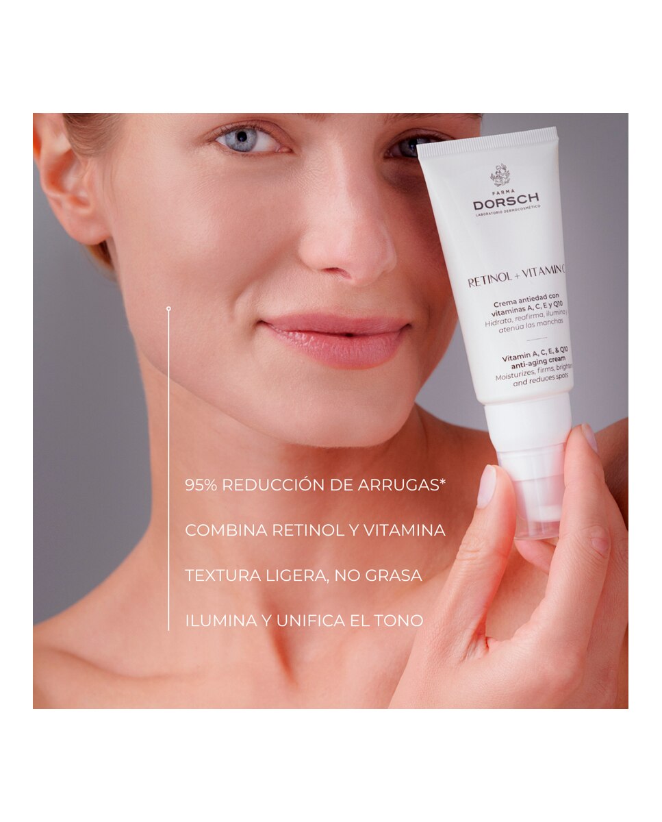 Crema Antiedad Retinol + Vitamin C Farma Dorsch 50 ml 3