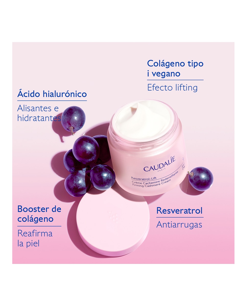 Imagen 6 de Crema Cachemir Resveratrol-Lift 50 ml Caudalie - 50 ml
