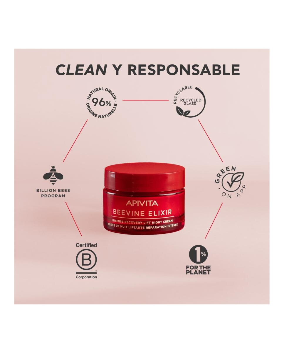 Crema Facial de Noche Antiedad Beevine Elixir 50 ml Apivita - 50 ml 8