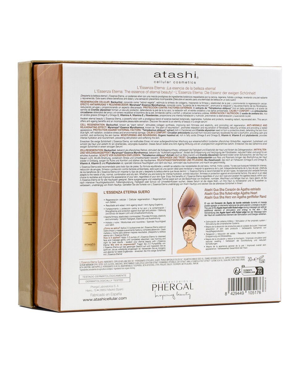 Cofre Sérum Antiedad L'Essenza Eterna Atashi Bakuchiol Ferúlico Atashi 2