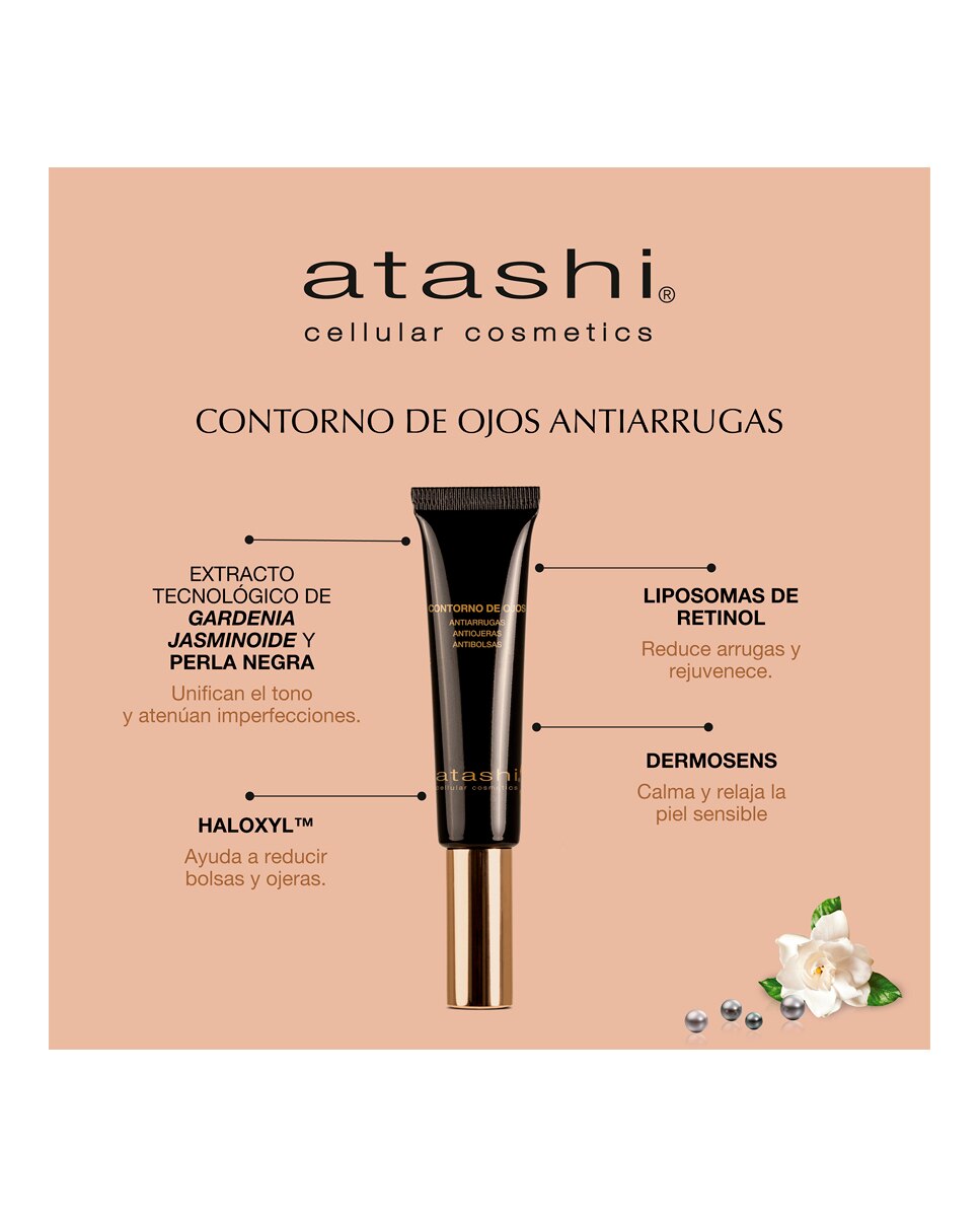 Pack Ritual Mirada Radiante Dúo Contorno de Ojos Antiedad Antioxidante Atashi 5
