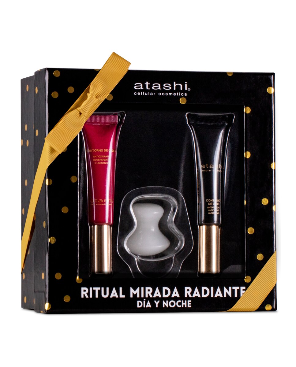 Pack Ritual Mirada Radiante Dúo Contorno de Ojos Antiedad Antioxidante Atashi 6