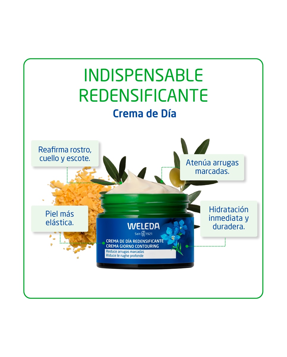 Imagen 3 de Crema de día redensificante de Genciana azul Weleda