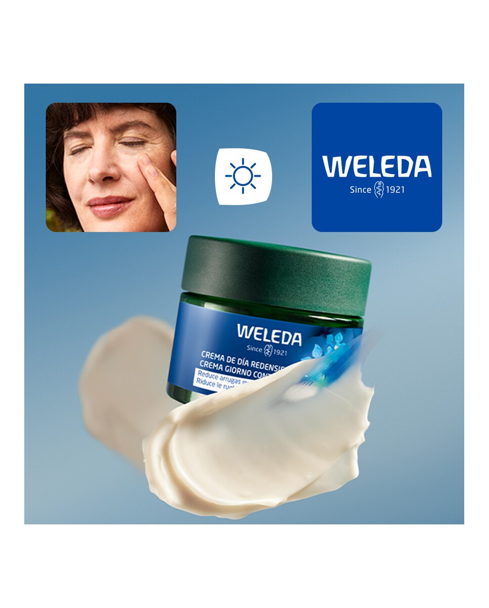 Imagen 4 de Crema de día redensificante de Genciana azul Weleda