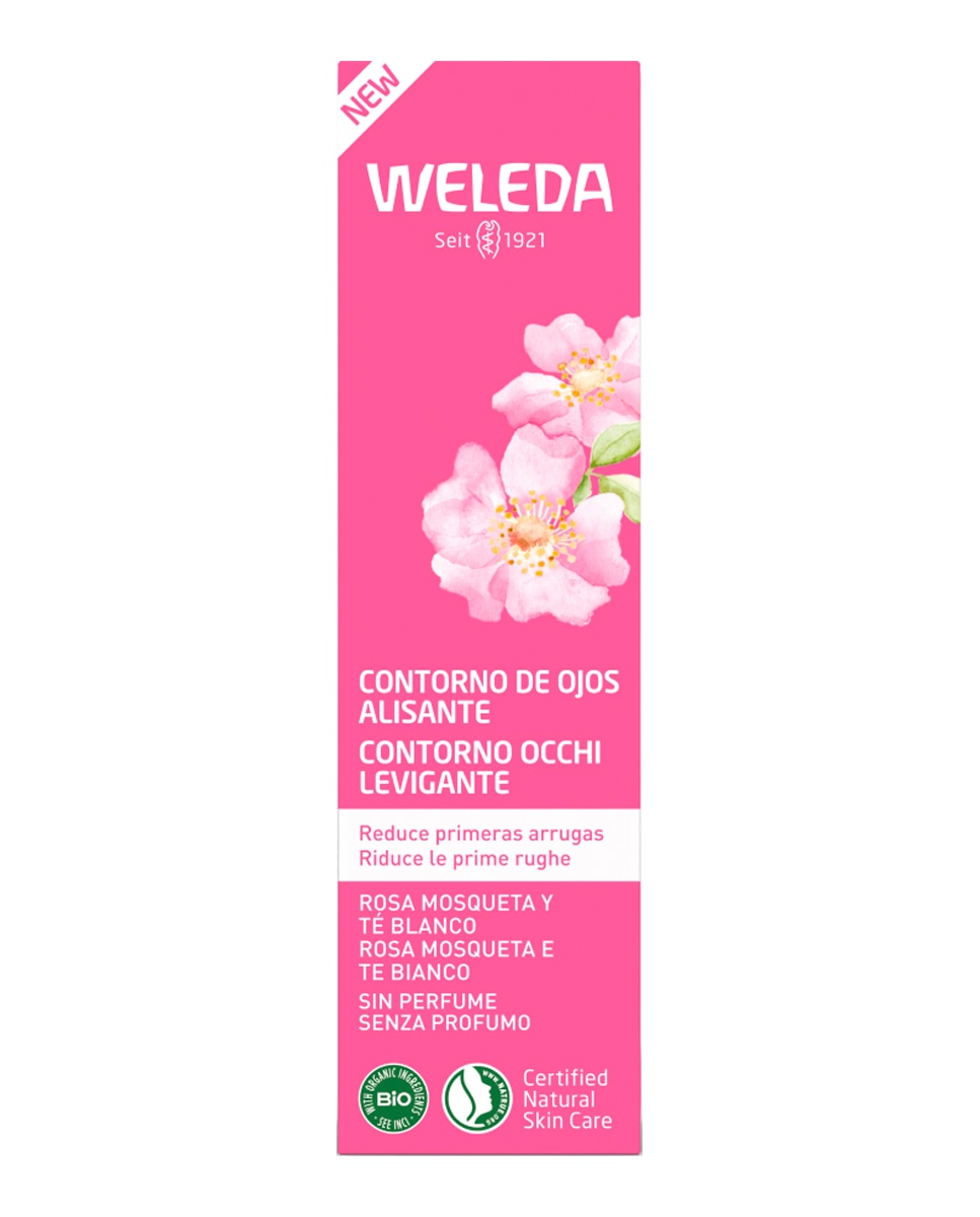 Weleda - Contorno de Ojos Alisante de Rosa Mosqueta y Té Blanco 12 Ml Weleda.