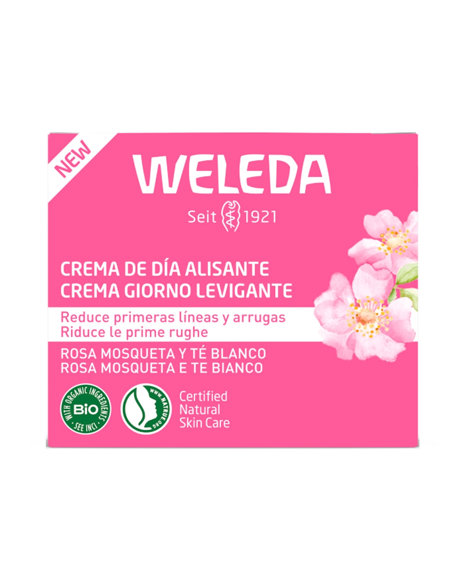 Crema de Día Alisante de Rosa Mosqueta y Té Blanco 40 Ml Weleda - 40 ml 1