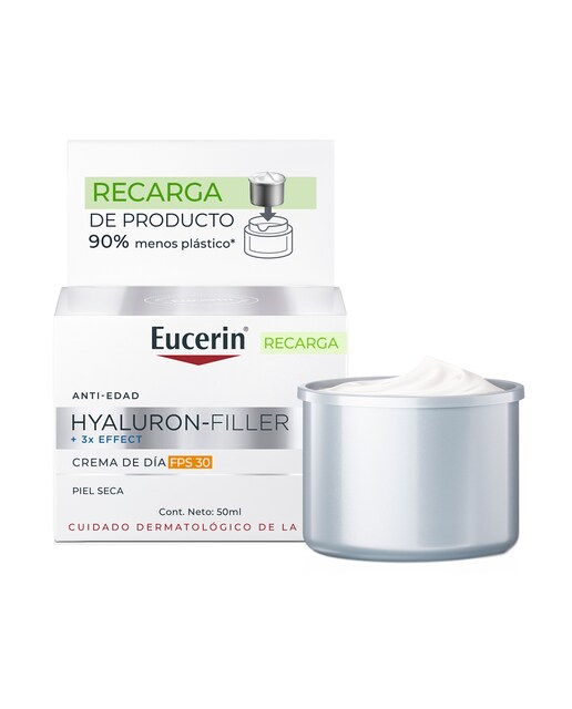 Imagen 0 de Recarga Crema de día SPF30 Hyaluron Filler 50 ml Eucerin