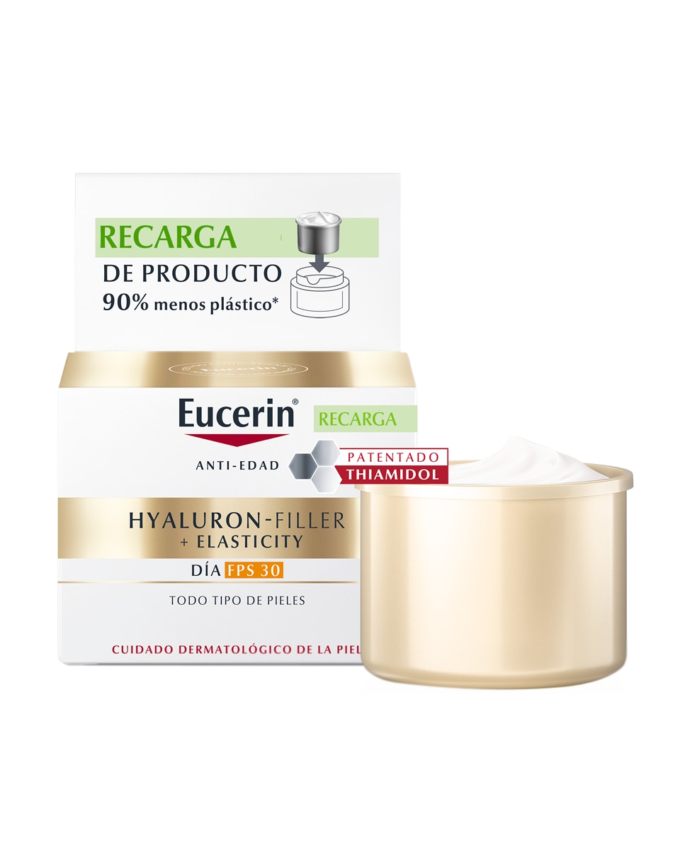 Imagen 0 de Recarga Crema de día SPF30 Hyaluron Filler Elasticity 50 ml Eucerin