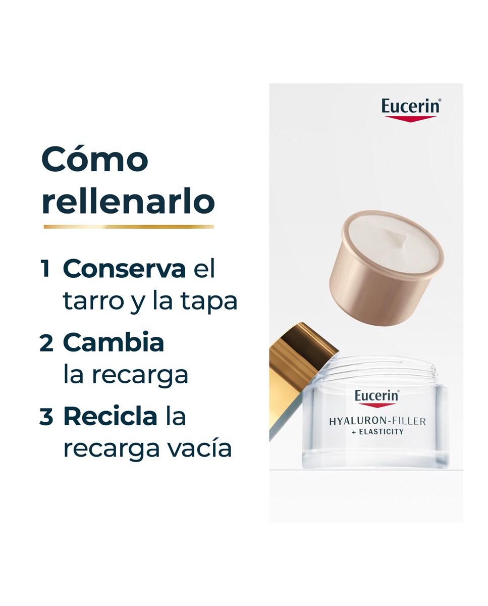 Recarga Crema de noche Hyaluron Filler Elasticity 50 ml Eucerin 4