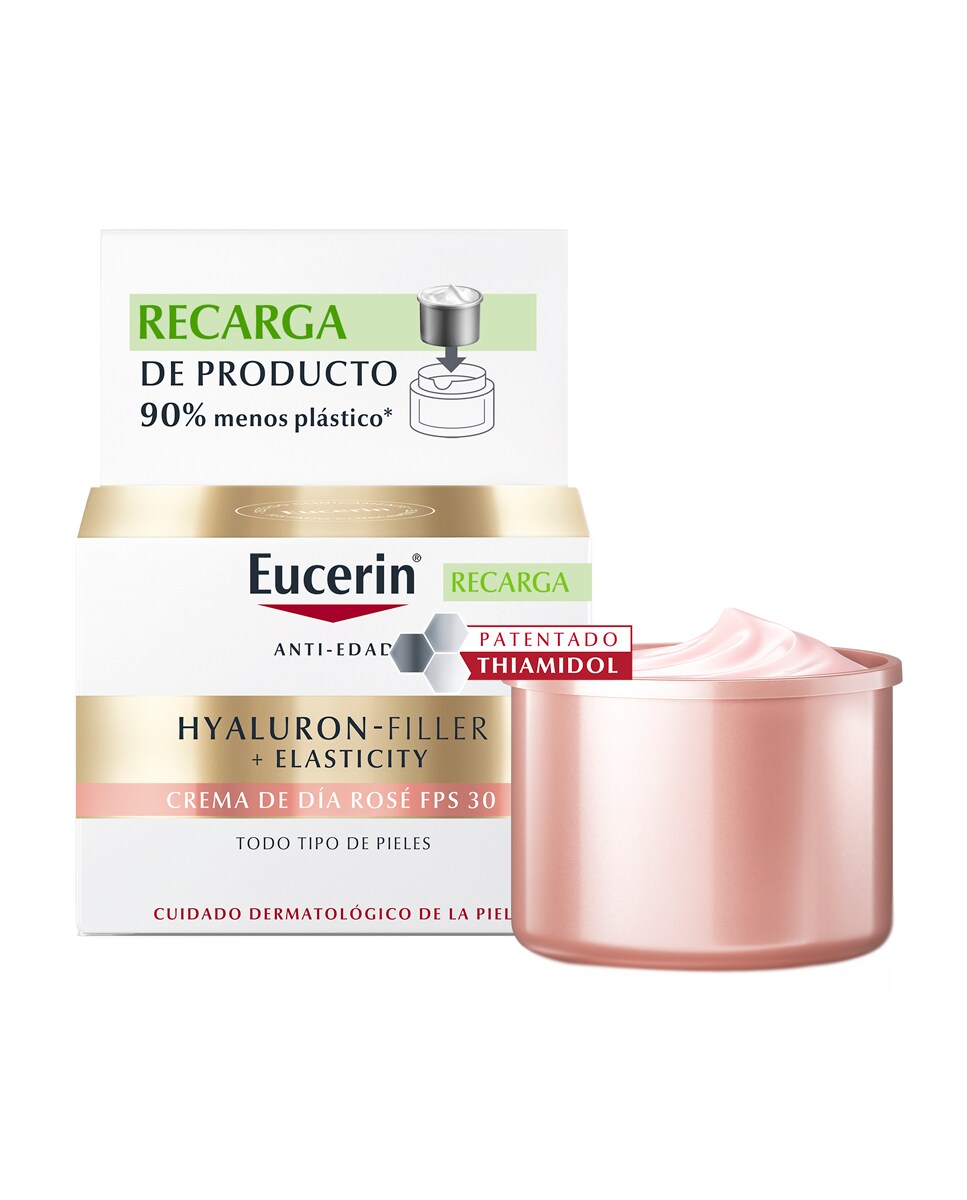 Recarga Crema de día Rosé Hyaluron Filler Elasticity 50 ml Eucerin 1