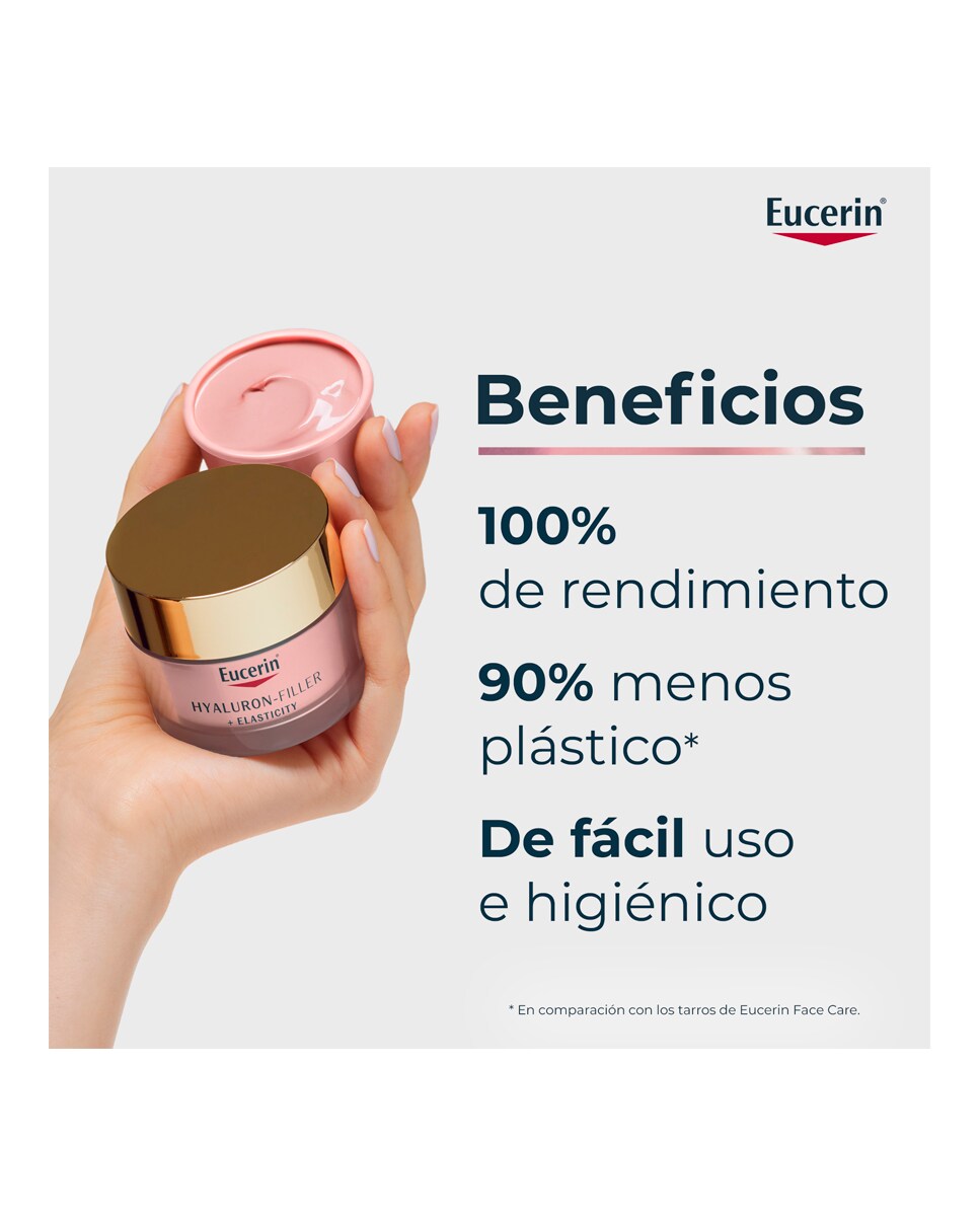 Recarga Crema de día Rosé Hyaluron Filler Elasticity 50 ml Eucerin 3