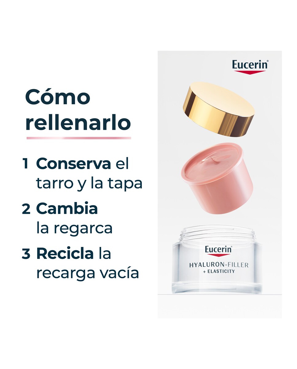 Recarga Crema de día Rosé Hyaluron Filler Elasticity 50 ml Eucerin 4