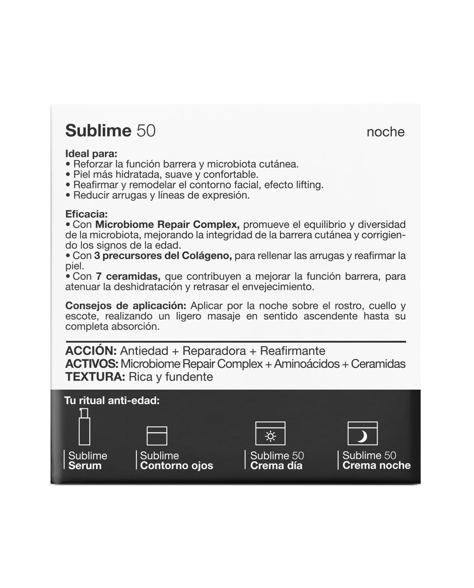 Crema de Noche Sublime 50 50 ml Bella Aurora 5