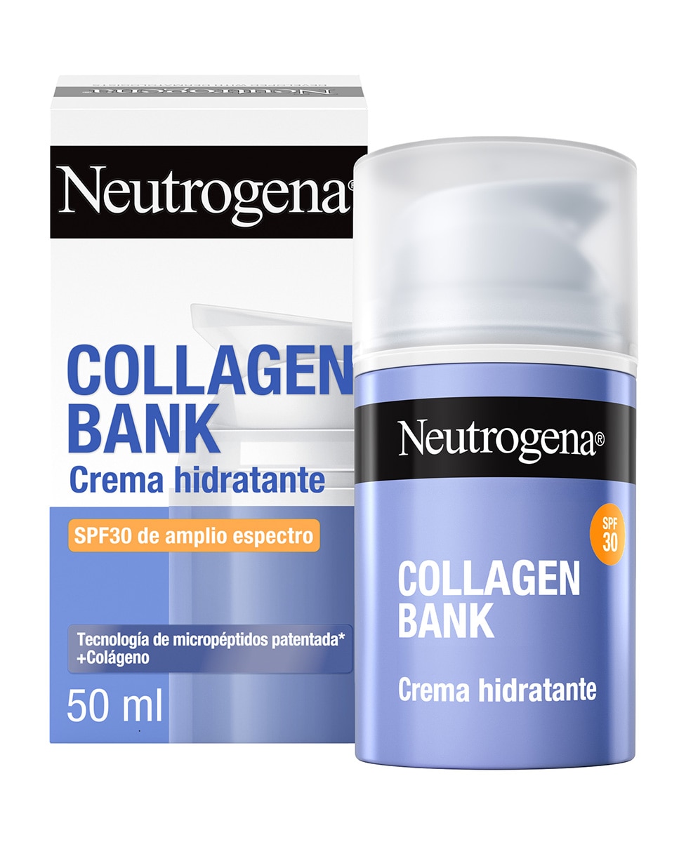 Crema Hidratante Facial Collagen Bank Crema Spf30 Neutrogena 1