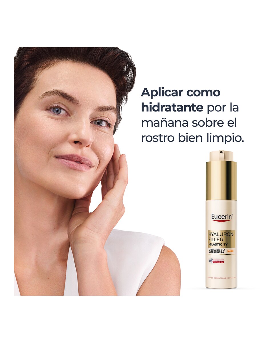 Crema de día Ultraligera FPS50 Hyaluron-filler + Elasticity 50ML Eucerin 8