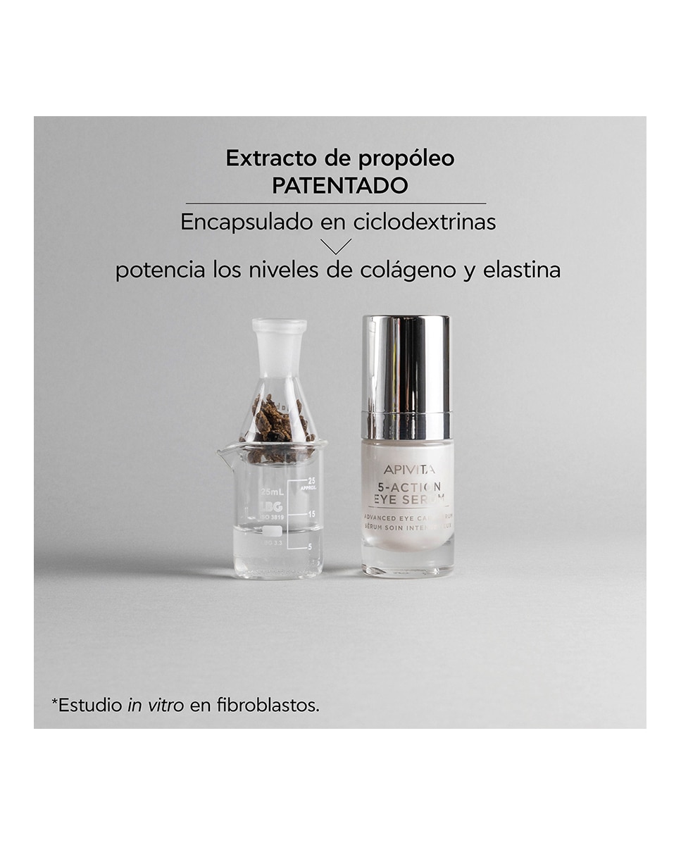 Contorno de ojos 5 Action Apivita - 15 ml 5